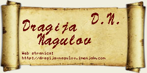 Dragija Nagulov vizit kartica